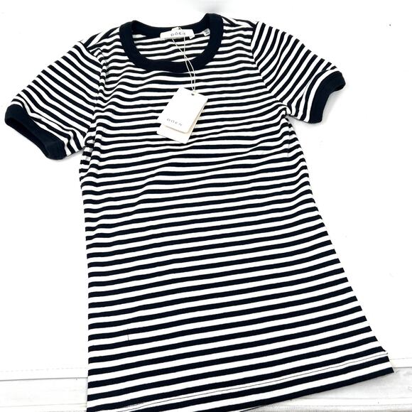 Doen Vivi Tee Nantucket Stripe Top size XS CL - Picture 2 of 6